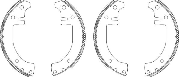 Mintex MSK037 - Комплект гальм, барабанний механізм autozip.com.ua