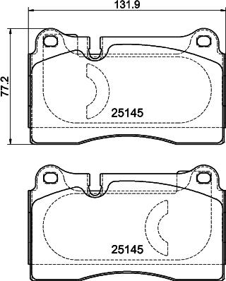 Mintex MDB3977FR - Гальмівні колодки, дискові гальма autozip.com.ua