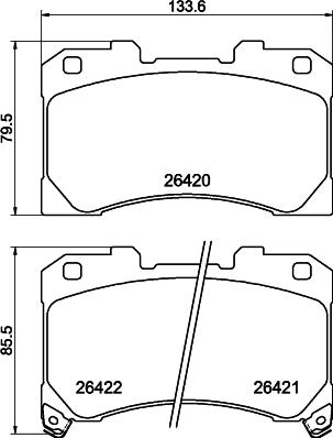 Mintex MDB3481FR - Гальмівні колодки, дискові гальма autozip.com.ua