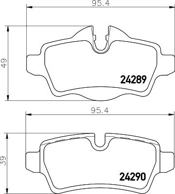 Mintex MDB2930FR - Гальмівні колодки, дискові гальма autozip.com.ua