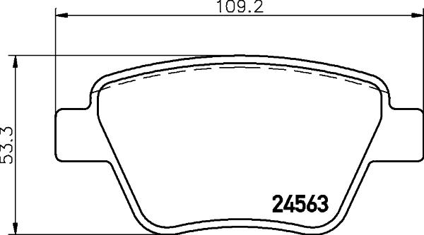 Mintex MDB2972FR - Гальмівні колодки, дискові гальма autozip.com.ua