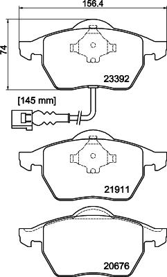 Mintex MDB2041FR - Гальмівні колодки, дискові гальма autozip.com.ua