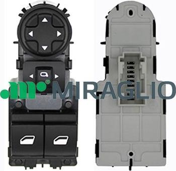 Miraglio 121/PGB76004 - Вимикач, стеклолод'емнік autozip.com.ua