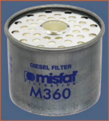 MISFAT M360 - Паливний фільтр autozip.com.ua