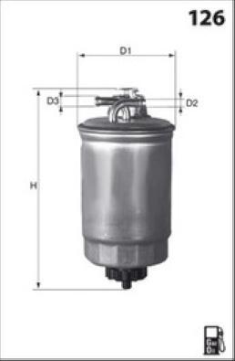 MISFAT M283T - Паливний фільтр autozip.com.ua