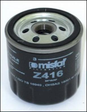 MISFAT Z416 - Масляний фільтр autozip.com.ua