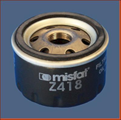 MISFAT Z418 - Масляний фільтр autozip.com.ua