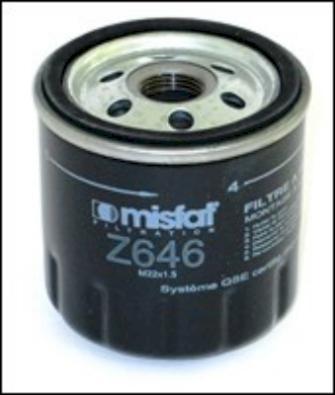 MISFAT Z646 - Масляний фільтр autozip.com.ua