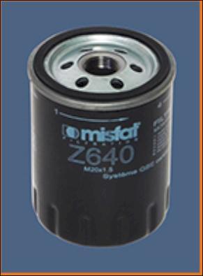 MISFAT Z640 - Масляний фільтр autozip.com.ua