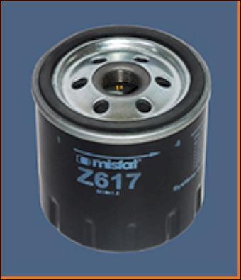 MISFAT Z617 - Масляний фільтр autozip.com.ua