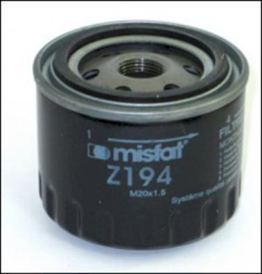MISFAT Z194 - Масляний фільтр autozip.com.ua