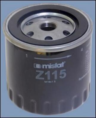 MISFAT Z115 - Масляний фільтр autozip.com.ua