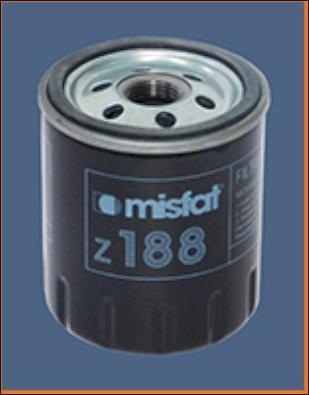 MISFAT Z188 - Масляний фільтр autozip.com.ua
