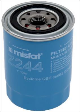 MISFAT Z244 - Масляний фільтр autozip.com.ua