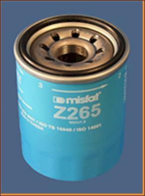 MISFAT Z265 - Масляний фільтр autozip.com.ua