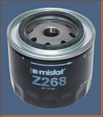 MISFAT Z268 - Масляний фільтр autozip.com.ua