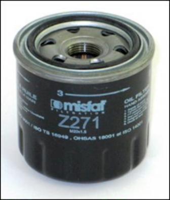 MISFAT Z271 - Масляний фільтр autozip.com.ua