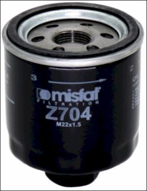 MISFAT Z704 - Масляний фільтр autozip.com.ua