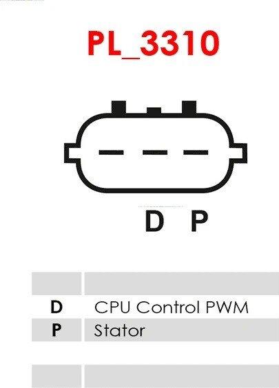 Mitsubishi A2TX3081 - Генератор autozip.com.ua