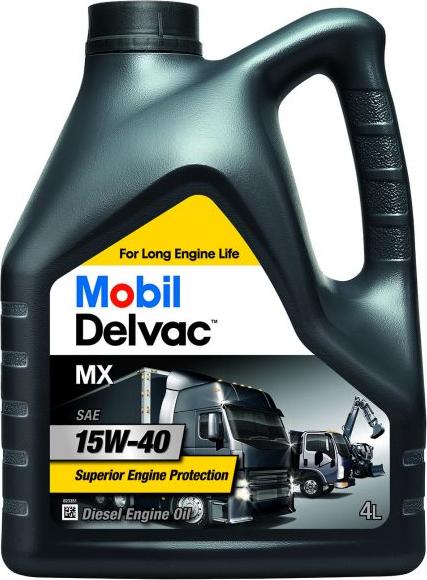Mobil DELVACMX15W404L - Моторна олива autozip.com.ua