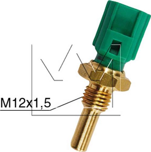 MONARK 090600481 - Датчик, температура охолоджуючої рідини autozip.com.ua
