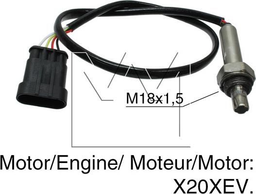 MONARK 090670521 - Лямбда-зонд, датчик кисню autozip.com.ua
