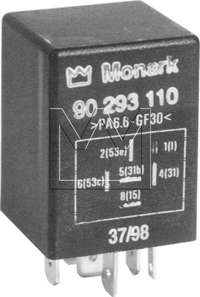 MONARK 090293110 - Реле, інтервал включення склоочисника autozip.com.ua