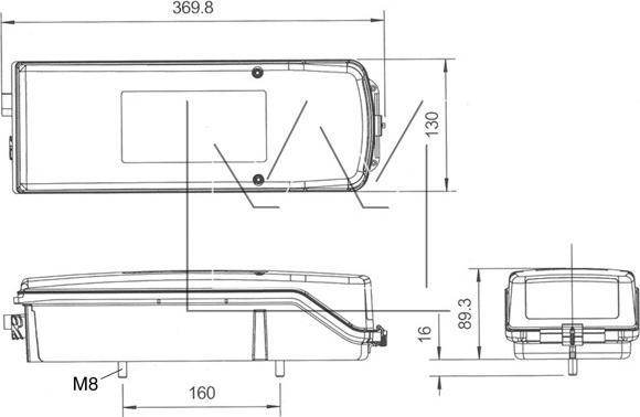 MONARK 098214440 - Задній ліхтар autozip.com.ua