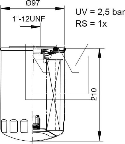 MONARK 030758067 - Масляний фільтр autozip.com.ua