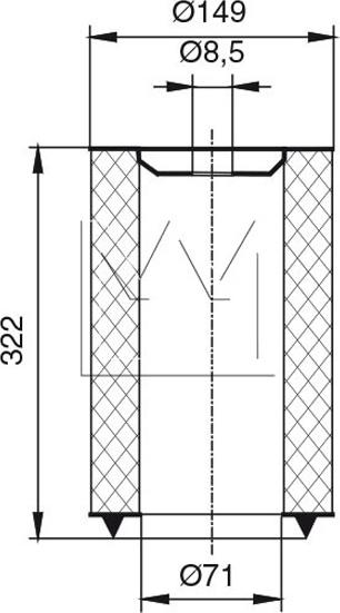 MONARK 030781941 - Повітряний фільтр autozip.com.ua