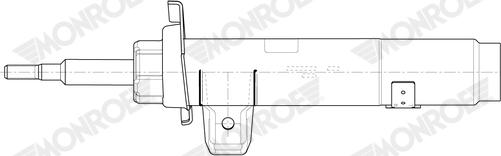 Monroe D0037L - Амортизатор autozip.com.ua