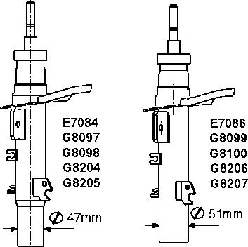 Monroe E7086 - Амортизатор autozip.com.ua