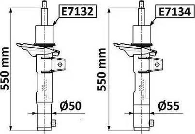 Monroe E7134 - Амортизатор autozip.com.ua