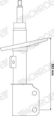 Monroe G8657 - Амортизатор autozip.com.ua