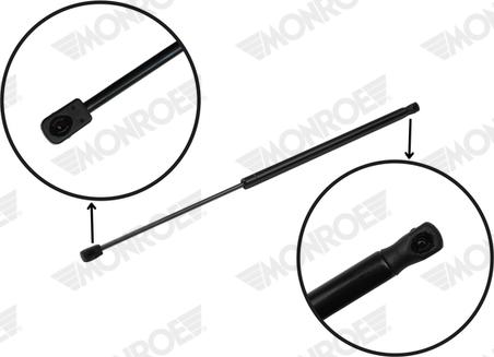 MONROE ML6609 - Газова пружина, кришка багажник autozip.com.ua
