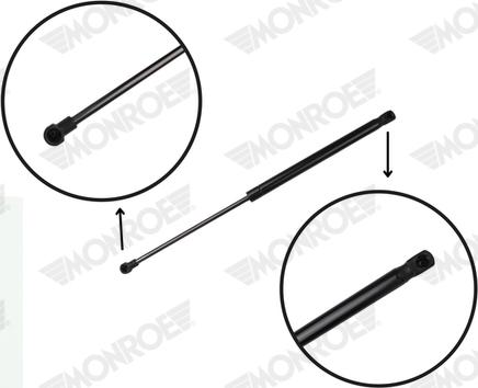MONROE ML6602 - Газова пружина, кришка багажник autozip.com.ua