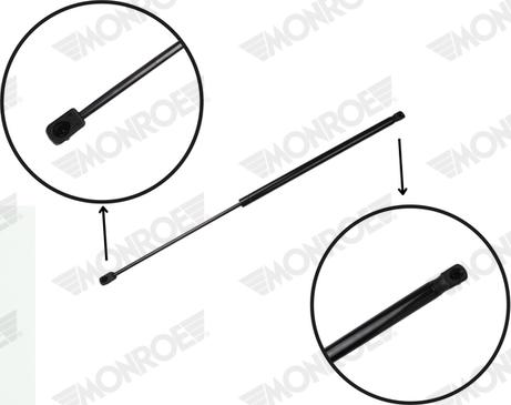 MONROE ML6607 - Газова пружина, кришка багажник autozip.com.ua