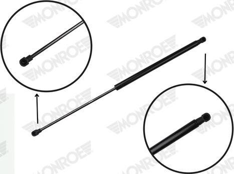 MONROE ML6619 - Газова пружина, кришка багажник autozip.com.ua