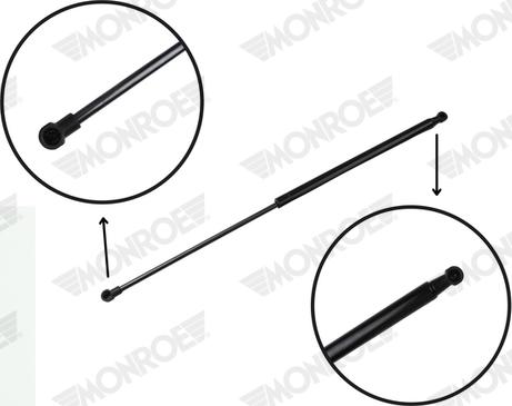 MONROE ML6618 - Газова пружина, кришка багажник autozip.com.ua