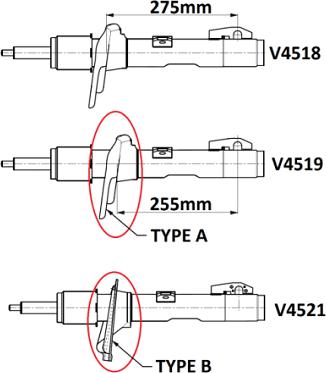 Monroe V4518 - Амортизатор autozip.com.ua