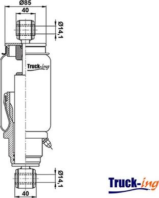 Montcada 0194530 - Гаситель, кріплення кабіни autozip.com.ua