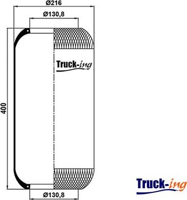 Montcada 0291032 - Кожух пневматичної ресори autozip.com.ua