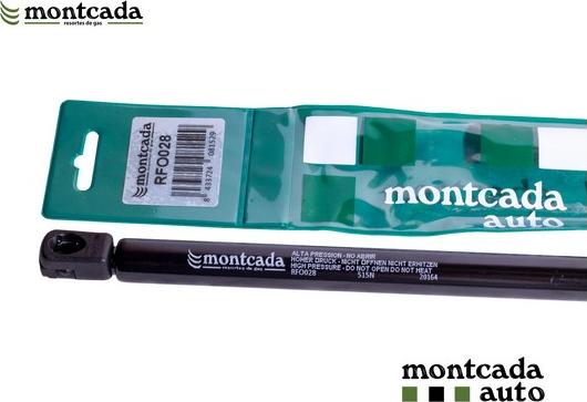 Montcada RFO028 - Газова пружина, кришка багажник autozip.com.ua