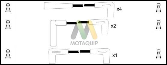 Motaquip LDRL437 - Комплект проводів запалювання autozip.com.ua