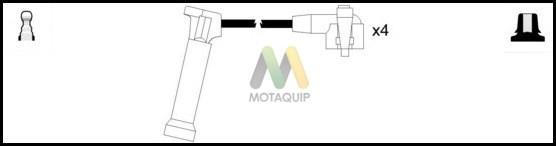 Motaquip LDRL574 - Комплект проводів запалювання autozip.com.ua