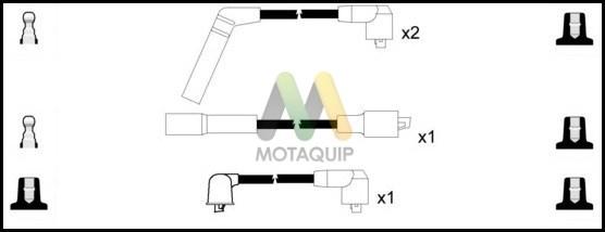 Motaquip LDRL651 - Комплект проводів запалювання autozip.com.ua