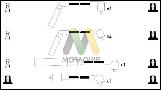 Motaquip LDRL1498 - Комплект проводів запалювання autozip.com.ua