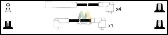 Motaquip LDRL1497 - Комплект проводів запалювання autozip.com.ua