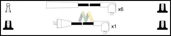 Motaquip LDRL1439 - Комплект проводів запалювання autozip.com.ua
