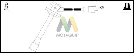 Motaquip LDRL1428 - Комплект проводів запалювання autozip.com.ua